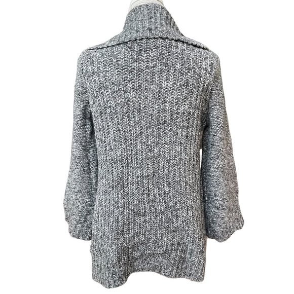 Jones New York Wool Blend Chunky Knit Medium Length Cardigan Sweater Size: L - Picture 4 of 11